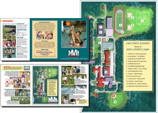 brochure for MVPs Sports Camp